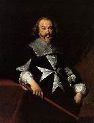 Bernardo Strozzi Portrait of a Maltese Knight Spain oil painting artist